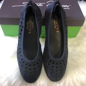 Navy Sesto Meucci Flat